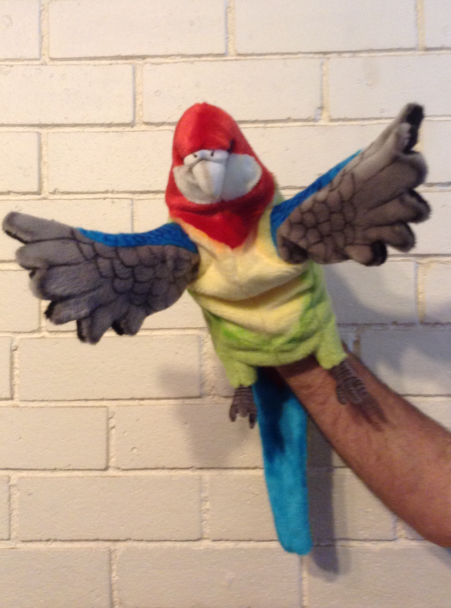 Hansa Hand Puppet Southern Rosella Hanzon Puppets