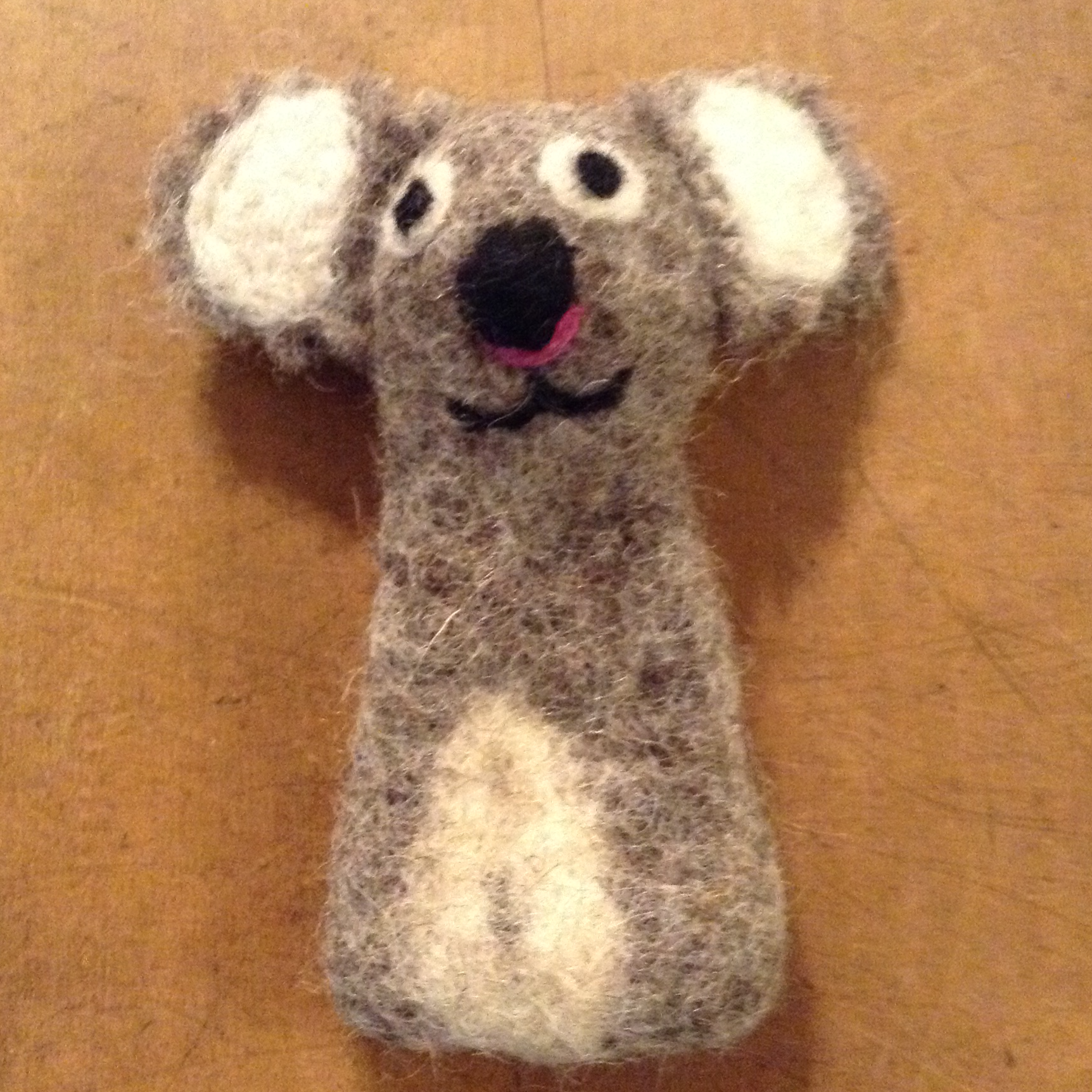 Felt Finger Puppet - Koala - 100% wool felt