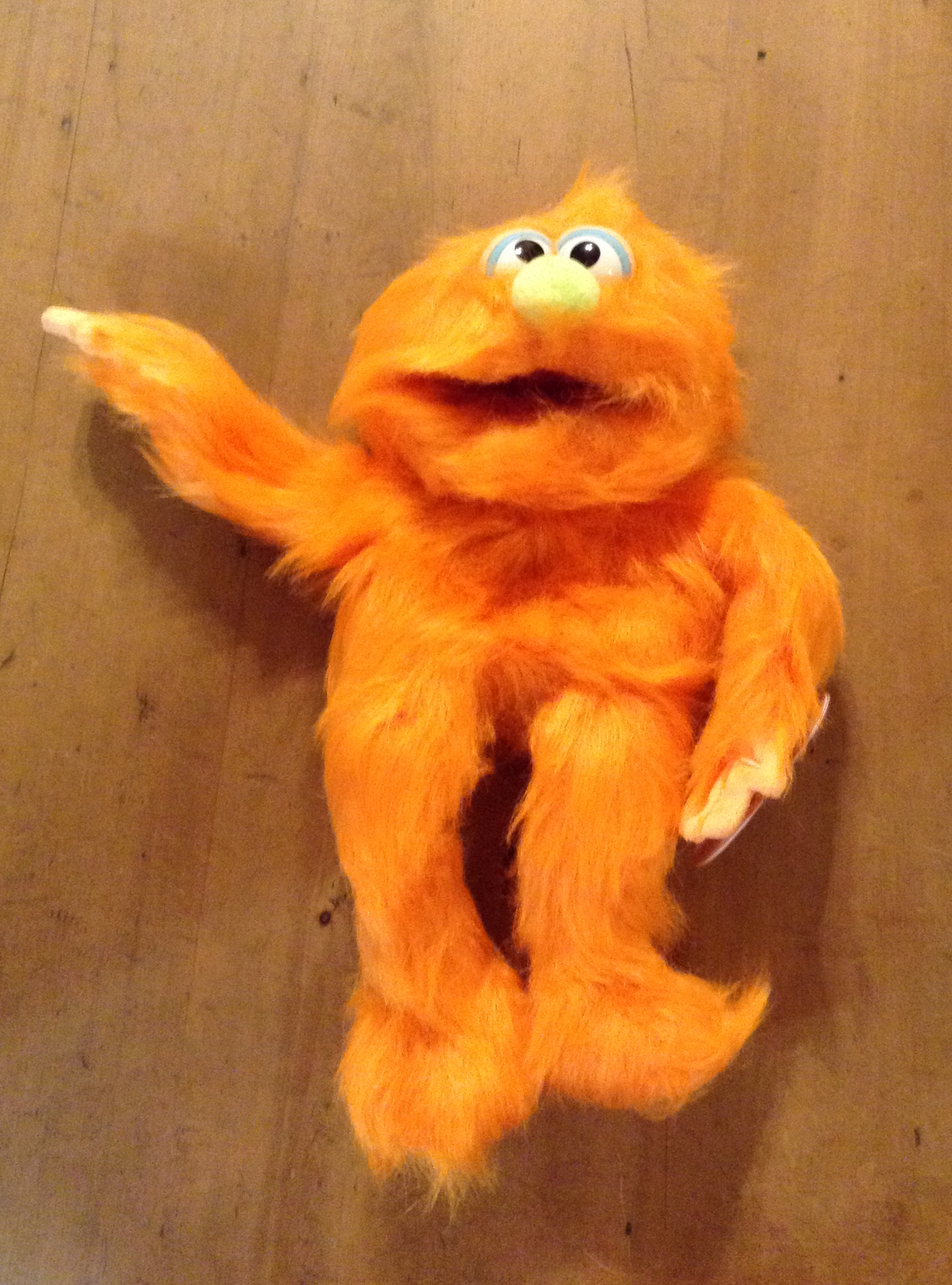Hand Puppet - Orange Monster