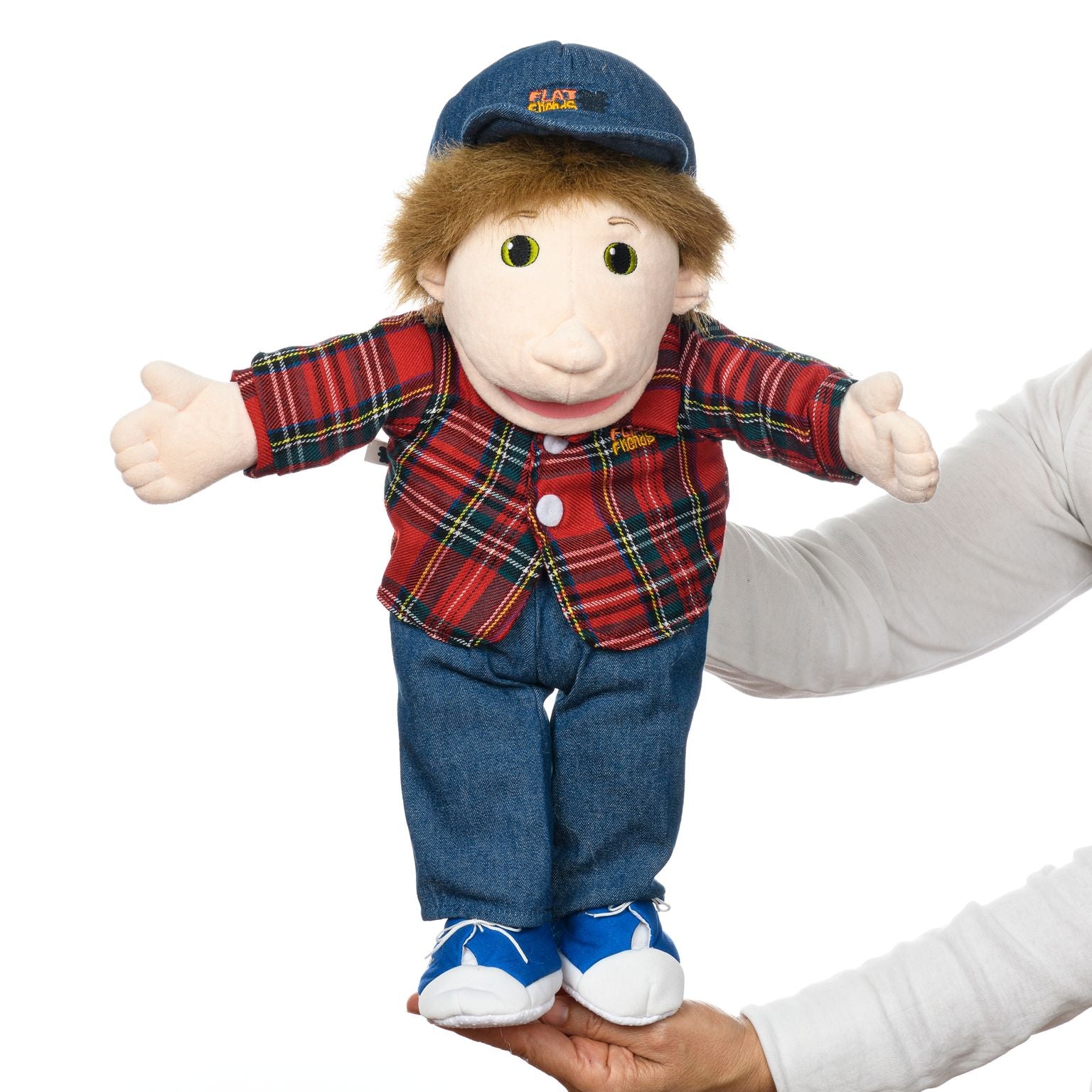 Hand Puppet - Boy, Dressed in Casual Street Wear from the USA