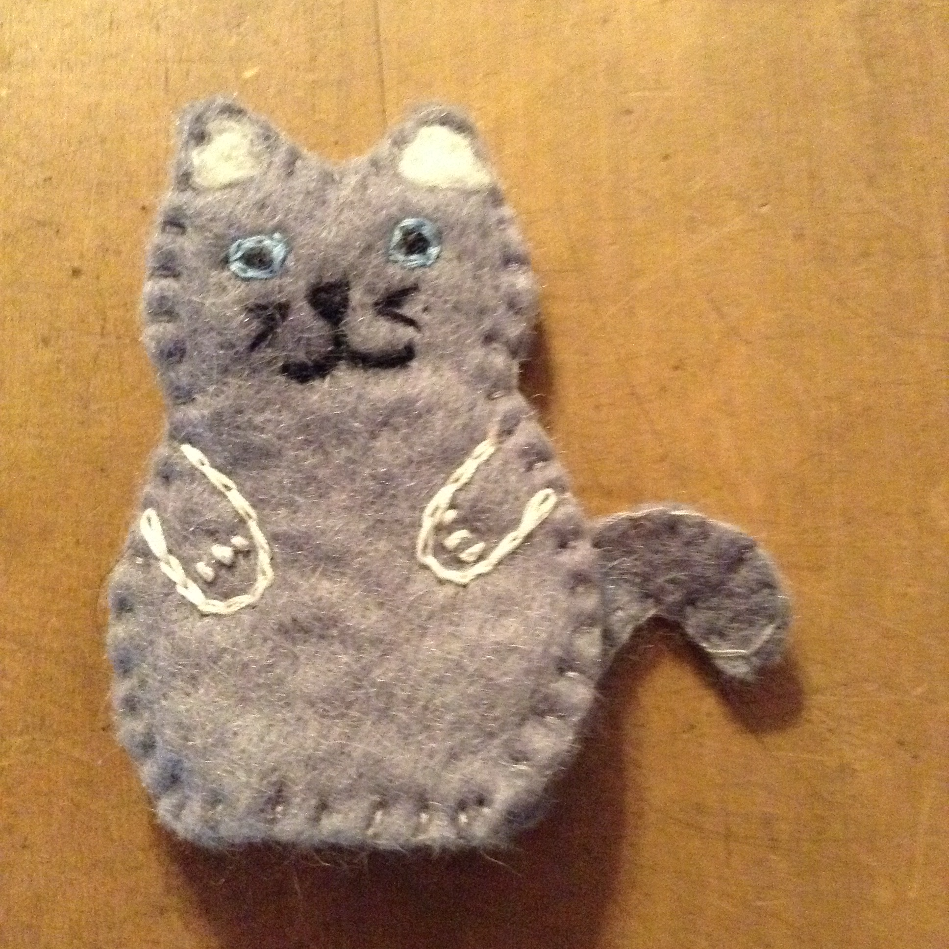 Felt Finger Puppet - Cat