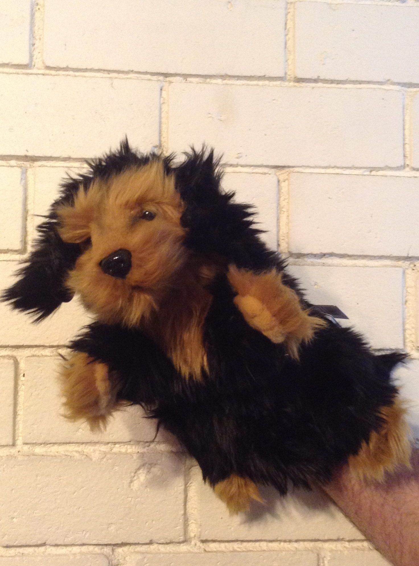 Hansa Hand Puppet - Long-haired Dachshound