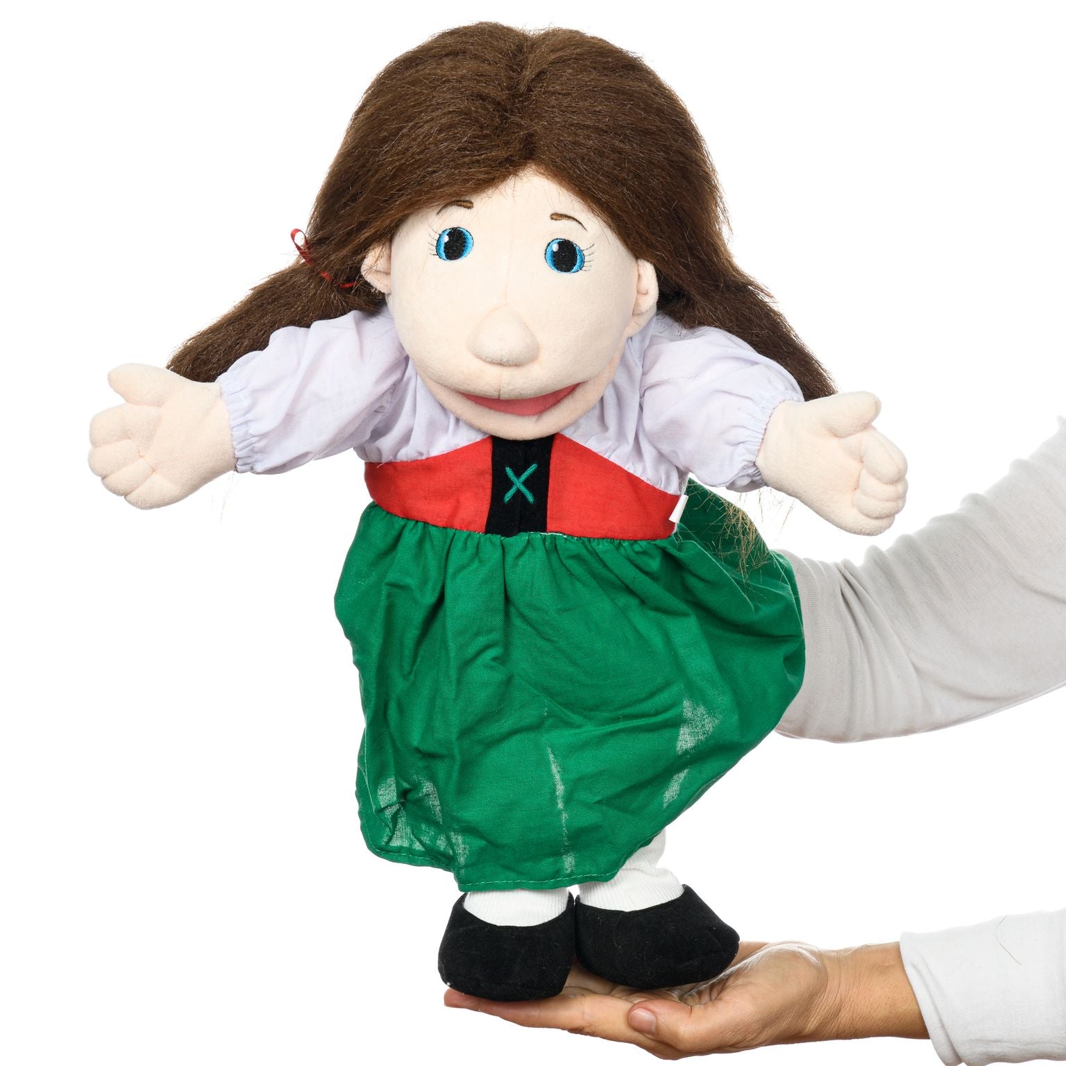 Hand Puppet - Girl, Italian Costume