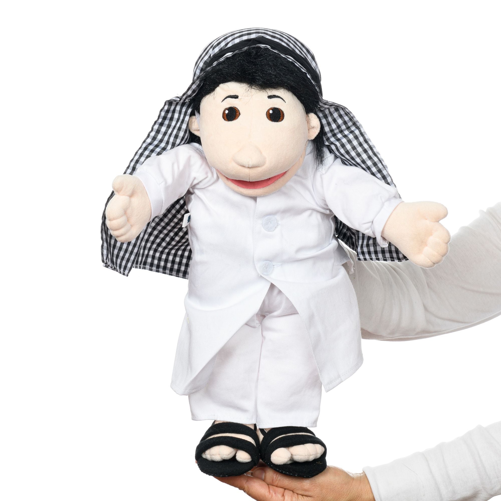Arabic Puppet Hand Puppet - Boy, Saudi Arabian Costume – Hanzon Puppets