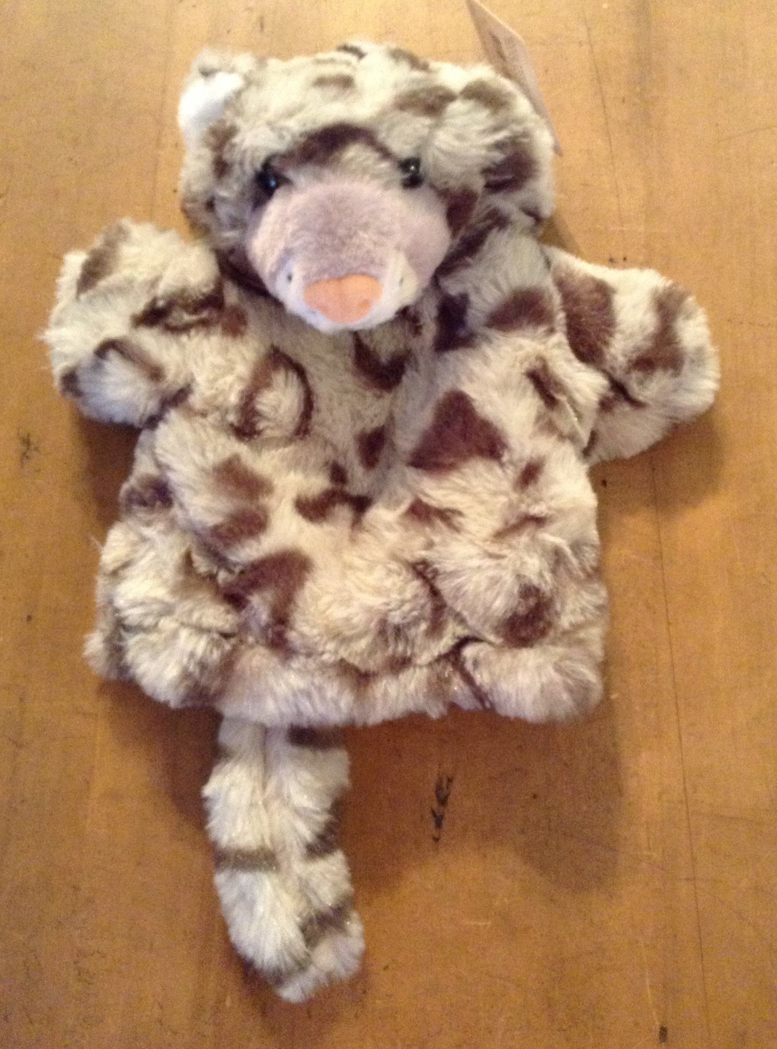 Hand Puppet - Snow Leopard