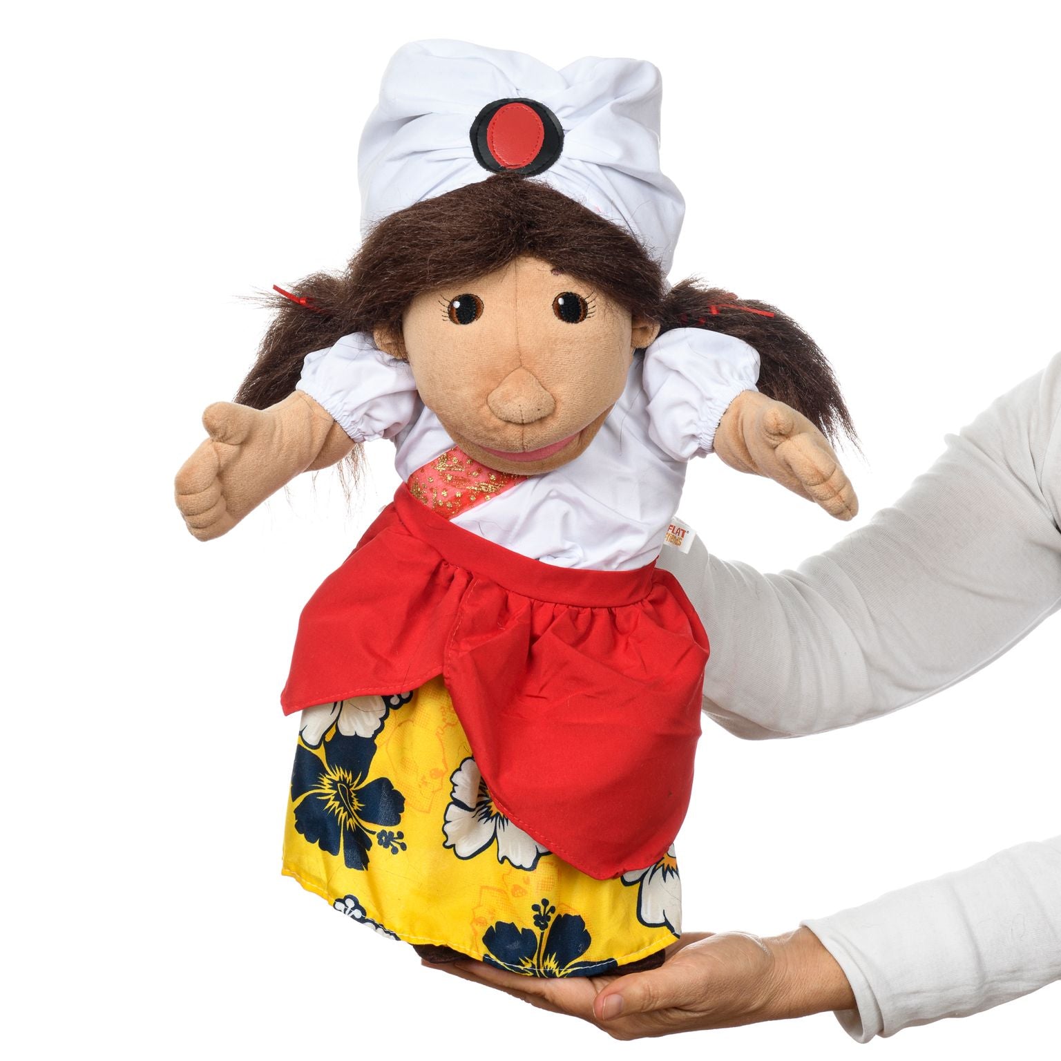 Hand Puppet - Girl, Brazilian Costume