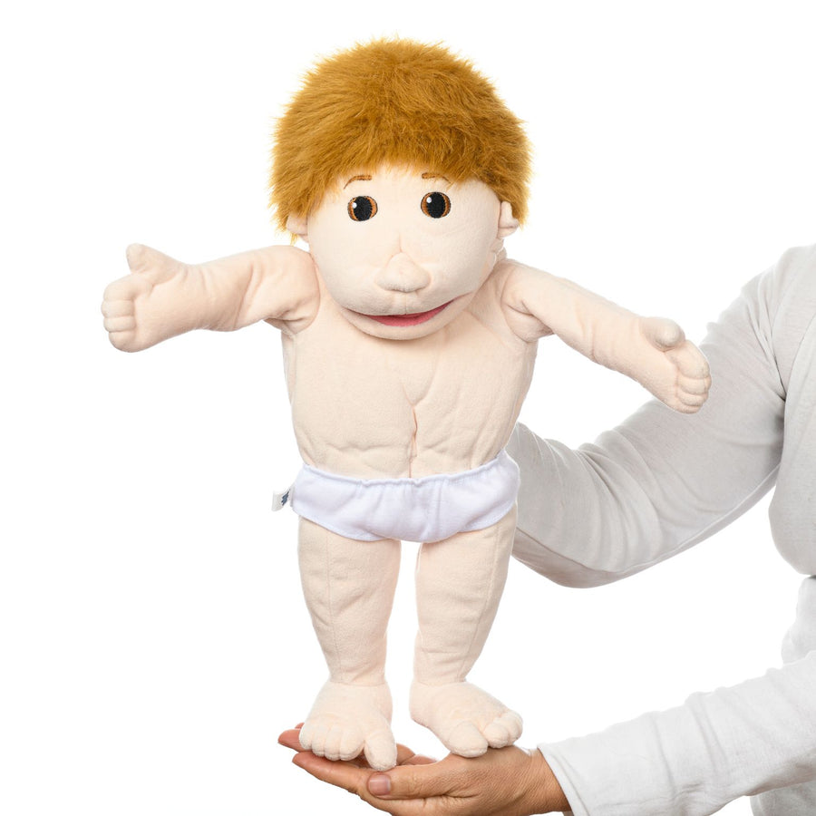 Elijah Puppet Hand Puppet - Boy, Undressed Elijah – Hanzon Puppets